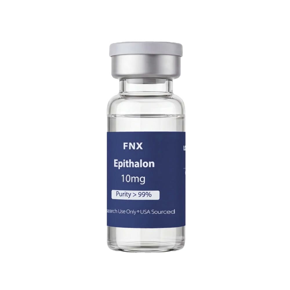 Fnx Epithalon vial on a clean white background
