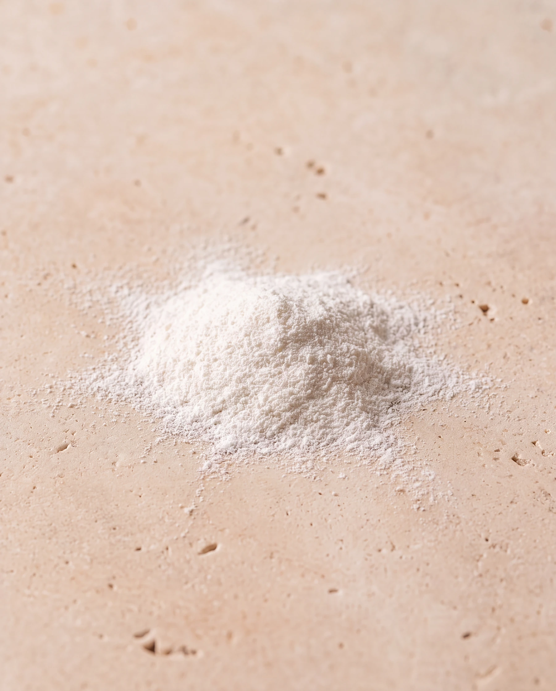 GLP-3 powder creative on a stone surface